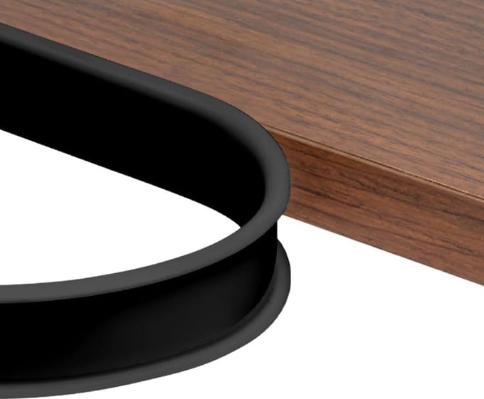 Flexibele U-vormige Randband Zelfklevend voor Meubels en Tafels, 2 Meter