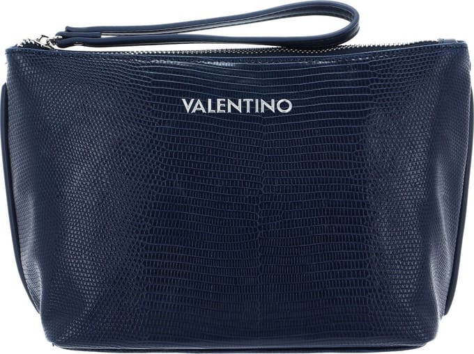 VALENTINO Toilettas Mules Cosmetic Case Blu Donkerblauw
