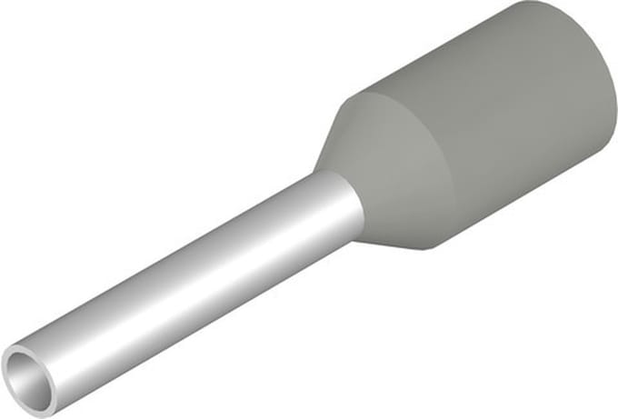 Weidmüller 9019040000 Adereindhulzen 0.75 mm² Deels geïsoleerd Grijs 500 stuk(s)