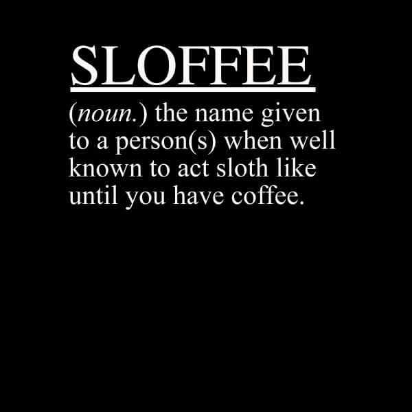 Sloffee Women's T-Shirt - Black - 3XL