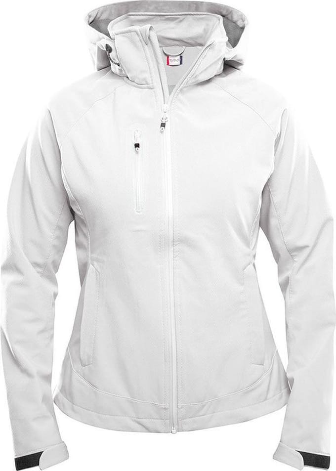 Clique Milford Softshell Ladies Wit maat L