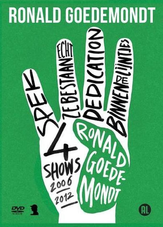 Ronald Goedemondt - 4 Dvd's - 4 Shows - Collection Box