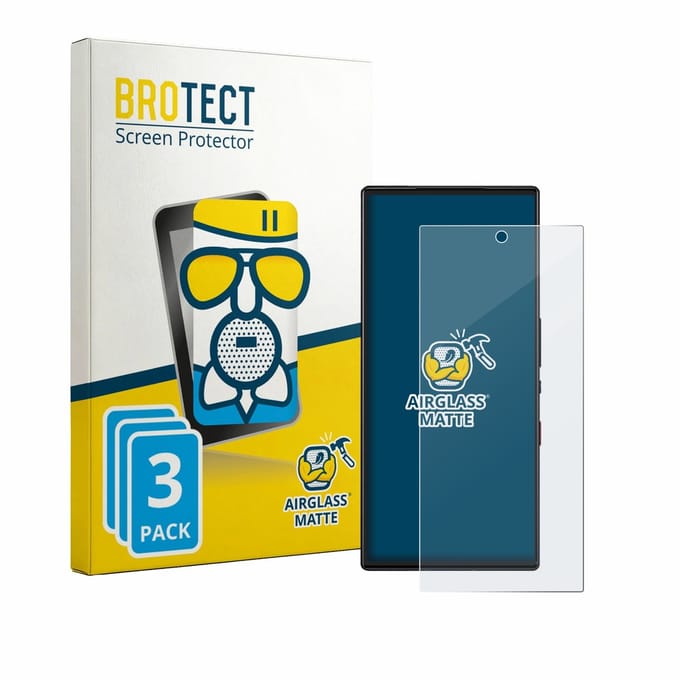 BROTECT - Screenprotector voor ZTE Nubia Red Magic 9 Pro - Folie Beschermfolie Beschermglas matte 3 Stuks