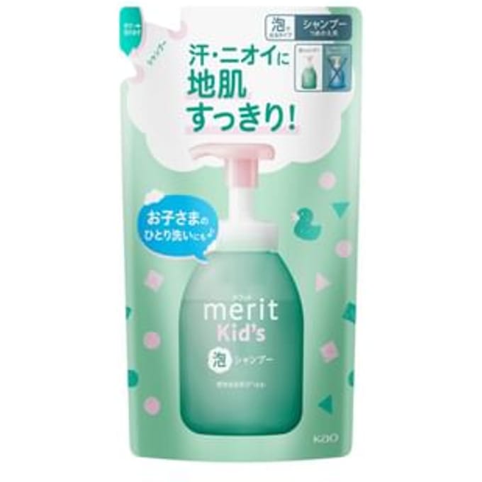 Kao - Merit Kid's Foaming Shampoo 270ml Refill