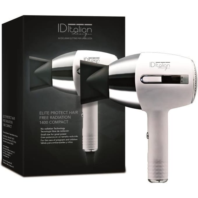 ​ID Italian IDEGTI1400 Elite Compact Protect, haardroger, 1400 W, 2 snelheidsniveaus