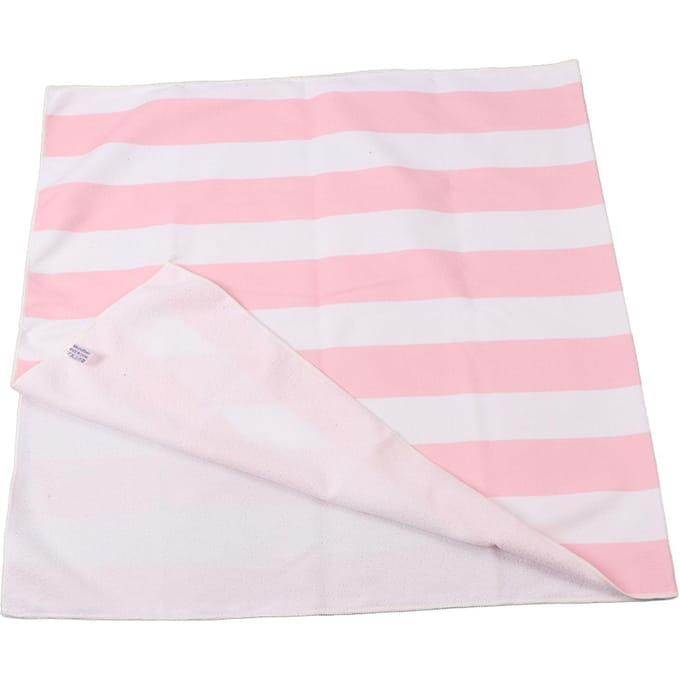 Microvezel Strandlaken Streep Sneldrogend Zacht Super Absorberend Zand Strandlaken 59.1 X 29.5in Roze roze