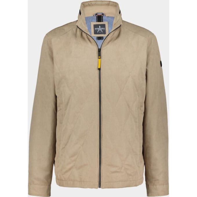 Donders 1860 Zomerjas heren Beige Textile Jacket 22023/210