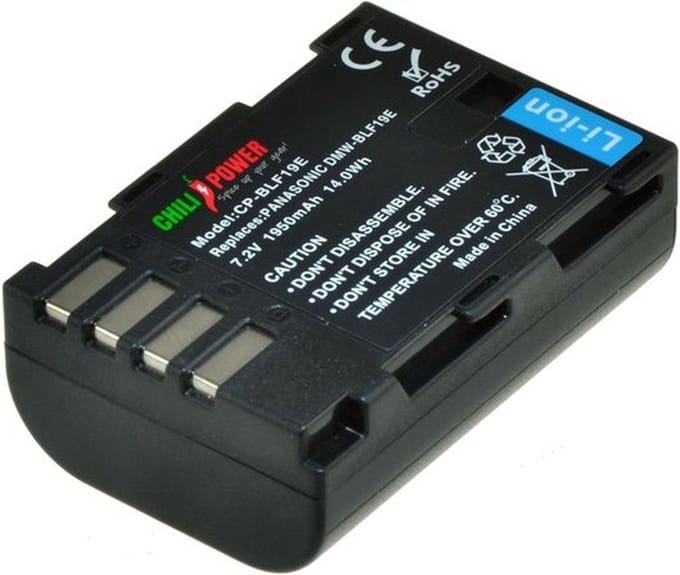 ChiliPower DMW-BLF19E accu voor Panasonic - 1950mAh