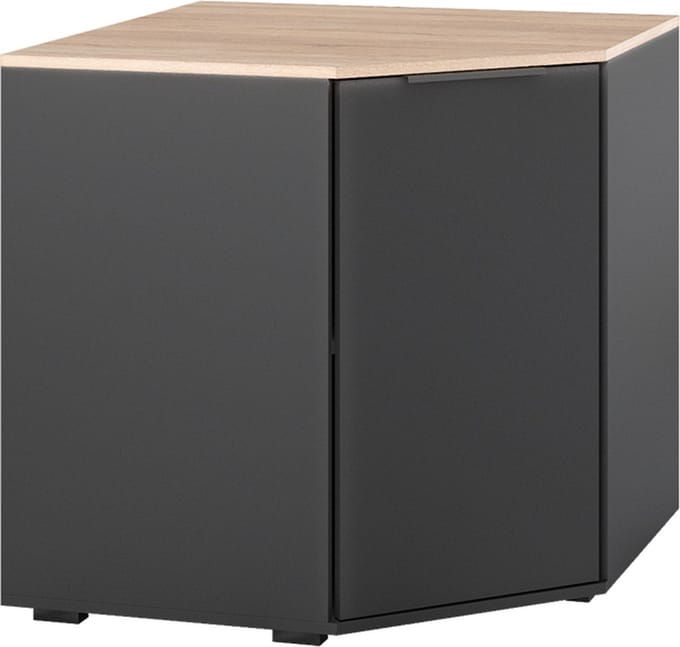 Vicco Betti Dressoir – 77.9 x 77.9 cm met 1 deur Antraciet/Sonoma