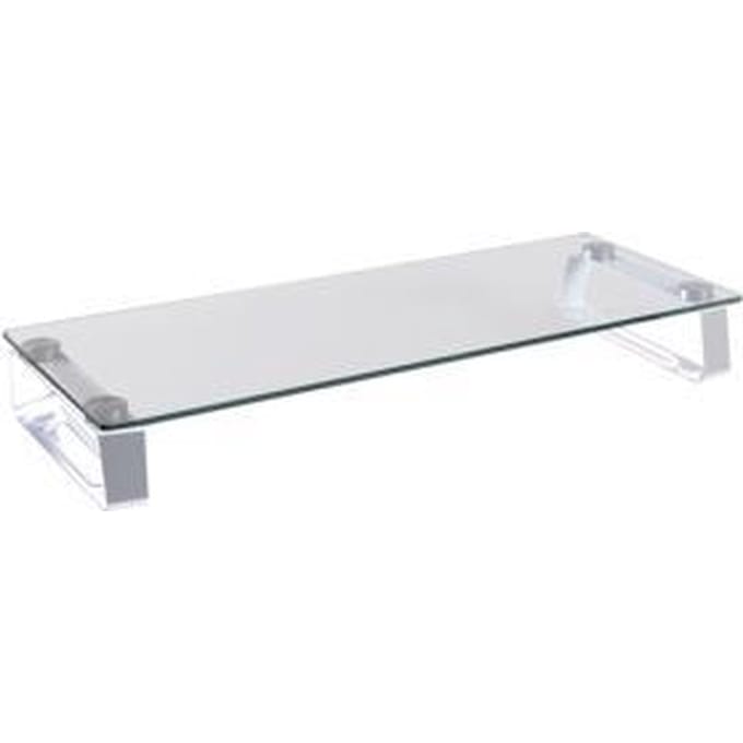 LogiLink Tabletop monitor riser glass top 560 mm long