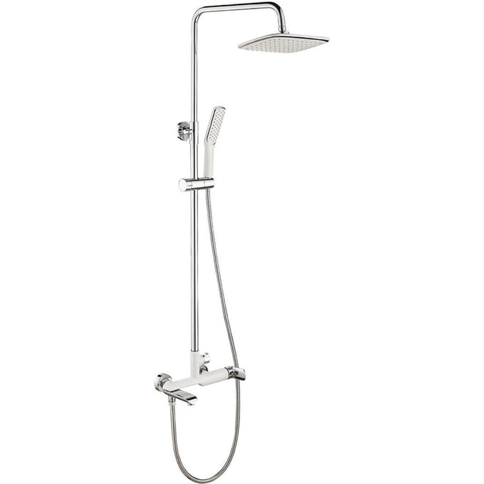 Alea Douchocomommeter van Kranen - Wit/Chroom