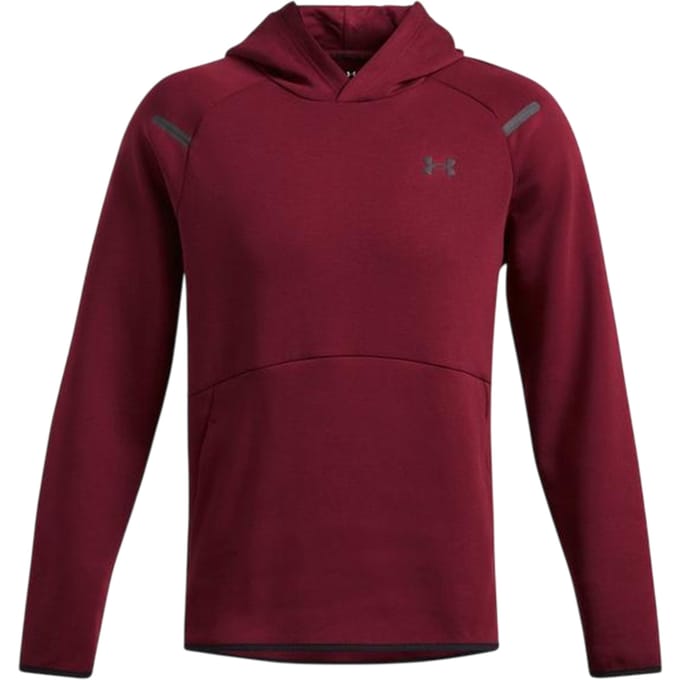 Under Armour Heren Essential Fleece Raglan Hoodie (Rood)