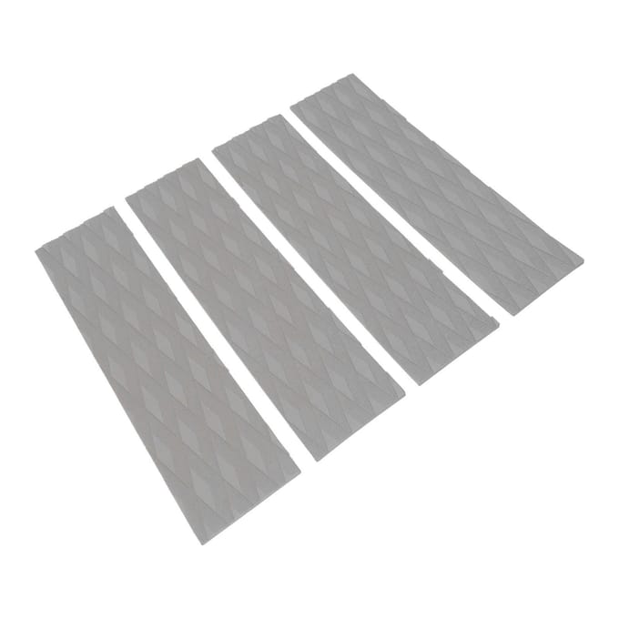 4 stuks surfplank tractie pads surf front tractie antislip pad voor skimboards kajak Grey grijs