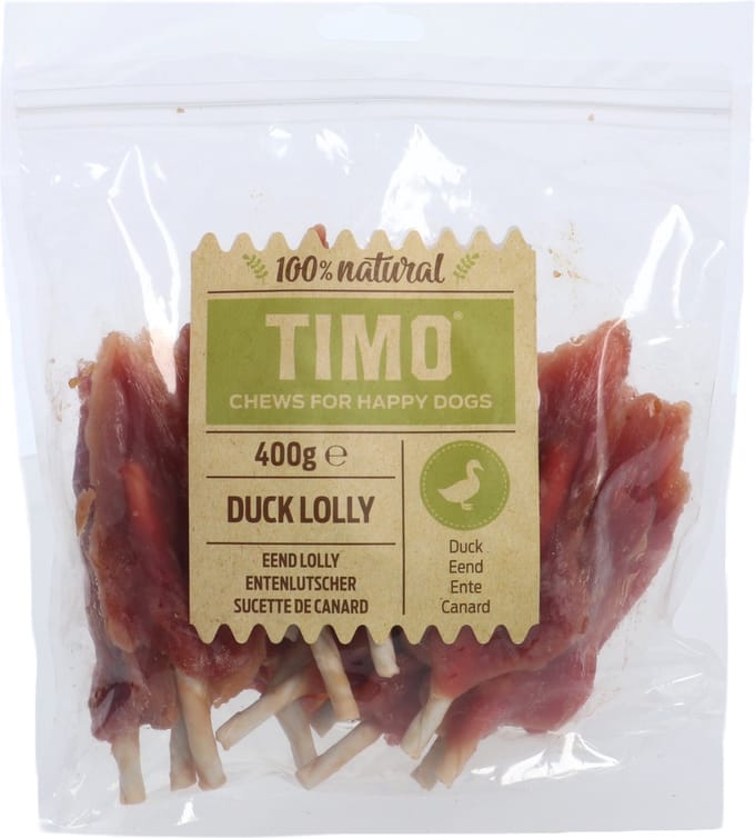 Timo Lolly Eend - Hondensnacks - 400 g