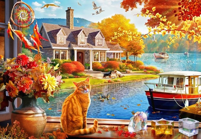 Bluebird Puzzle legpuzzel Crisp Fall View - 1000 stukjes herfst.