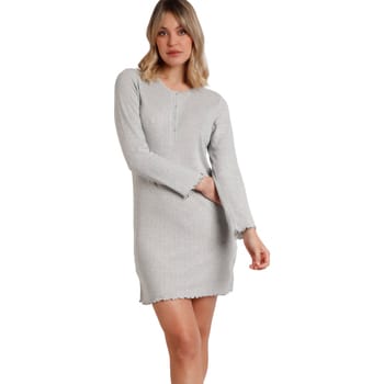 Nachthemd Admas Soft Canale Nachthemd met lange mouwen