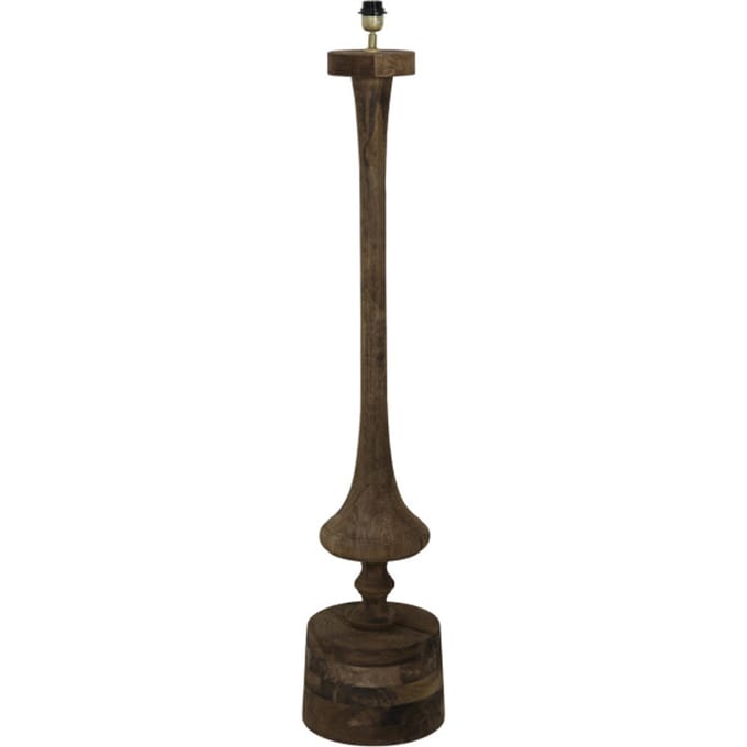 Light & Living Ronin Vloerlamp - Hout Donkerbruin - 29x29x135cm