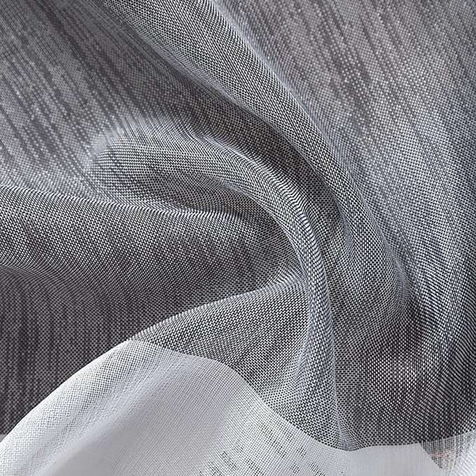 CE - Lichtdoorlatende Gordijnen - Paskjes - Polyester - Grijs