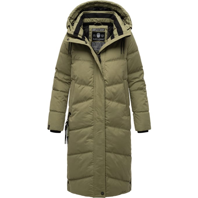 Navahoo dames winterjas Kuschelmausi – Extra Lang & Heerlijk Warm