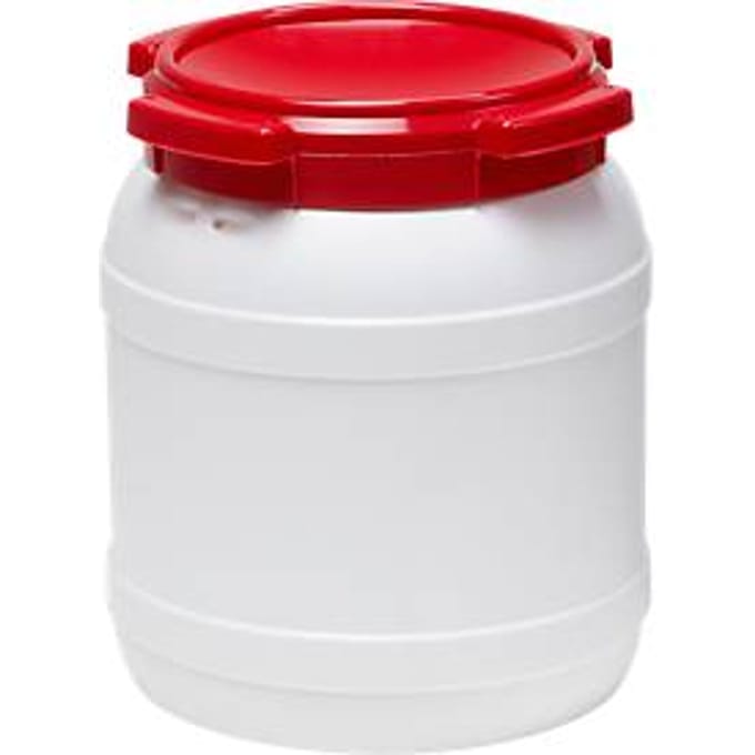 Vat met wijde hals, HDPE, 15,4 l