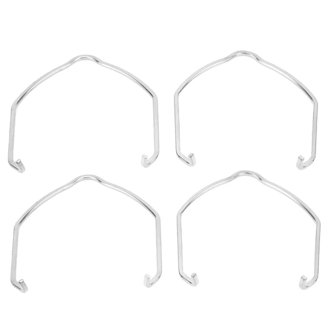 4 stuks Intercooler Turbo Slang Borgclip 1J0145769H Vervanging voor Mercedes-Benz C-Klasse E-Klasse white