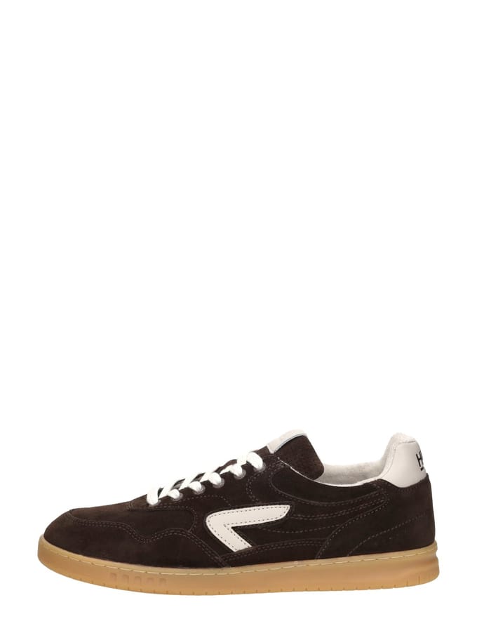 Hub  Vancouver dark coffee/light bone lage sneakers heren