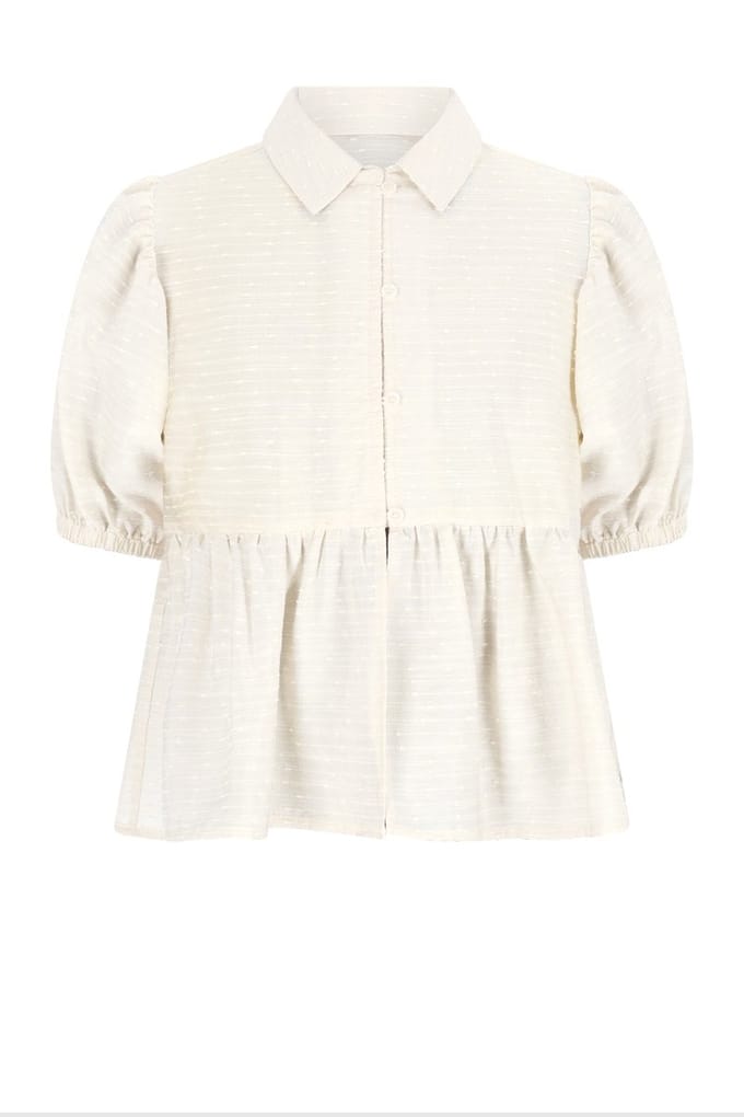 NoBell' - Tiggs Blouse - Pearled Ivory - Maat 146-152