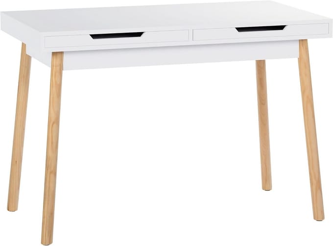 Modern Bureau met Opberglades en Eikenhouten Poten