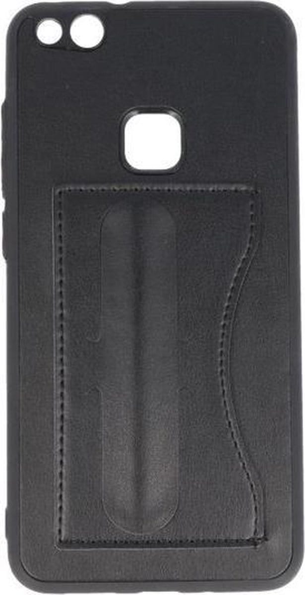 BestCases.nl Huawei P10 Lite Stand TPU back case hoesje Zwart