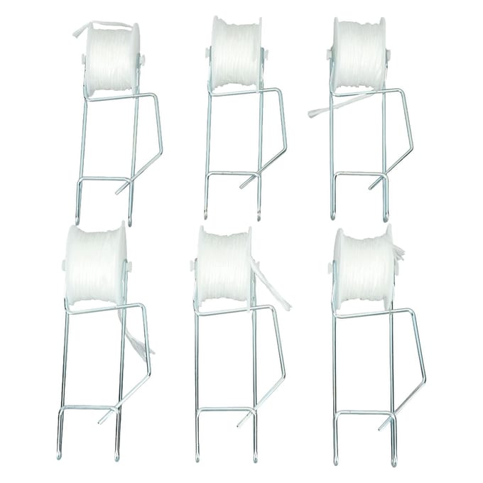 6 STUKS Tomatensteunhaken Kas Tomatenrollerhaken Set Steunpakket voor Tomaat Cherry 15 Meter L white