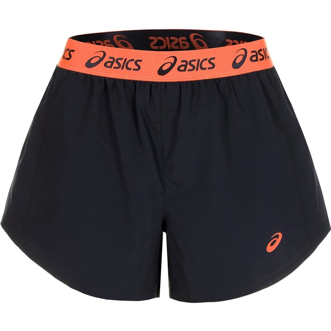 ASICS Shorts Dames-Donkerblauw,Koraal