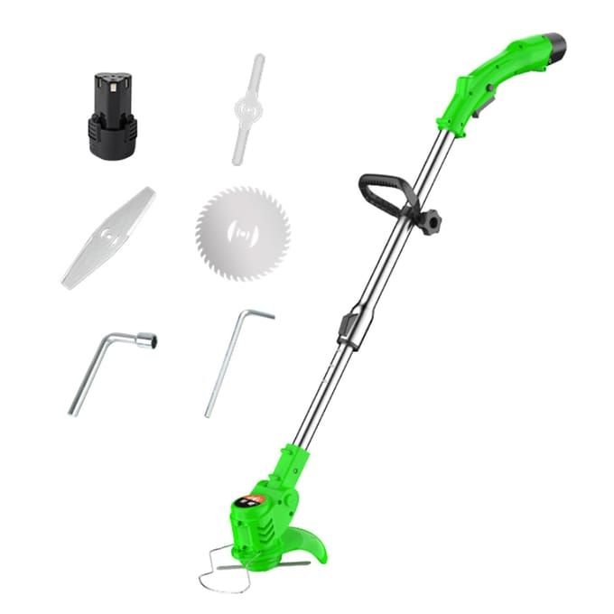 24V elektrische grastrimmer Oplaadbare draagbare grasmaaier Thuisgebruik Draadloos draagbaar gras EU Plug