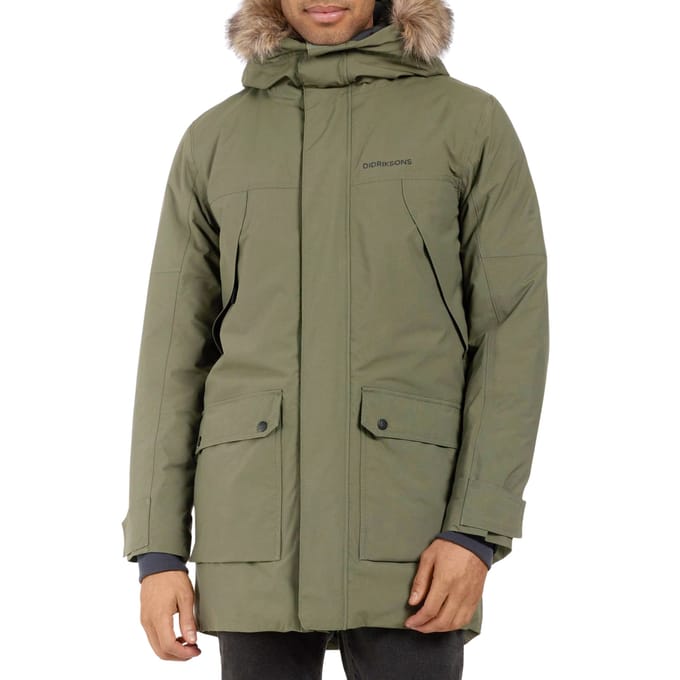 Didriksons RICK USX PARKA Heren Outdoorjas - Deep Green - Maat XL