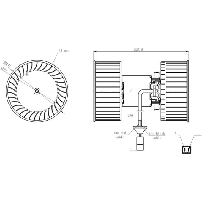 Interieurventilator NRF 34264