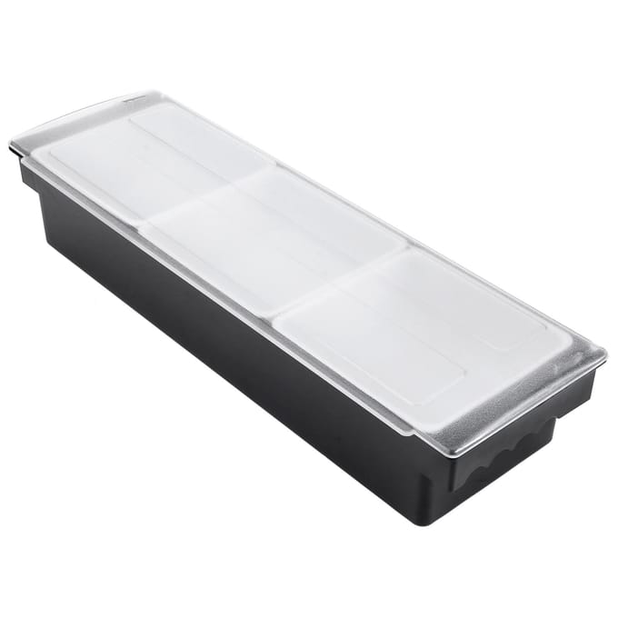 Kruidenbox met Deksel Bar Kruidenhouder Fruitkistje Dispenser Melkthee Winkel Accessoire3 white