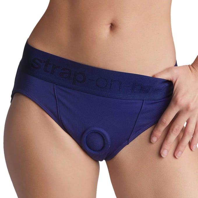 Strap-On-Me - Strapon Harnas Lingerie - Heroine - Blauw - Maat S
