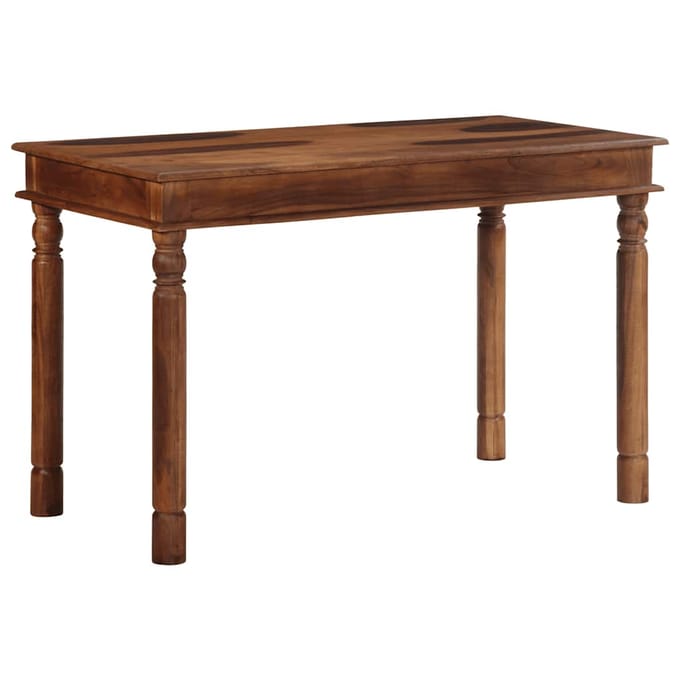 vidaXL - Eettafel - 120x60x77 - cm - massief - acaciahout
