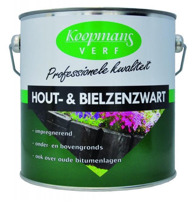 Koopmans hout- & bielzenzwart - 2,5 liter