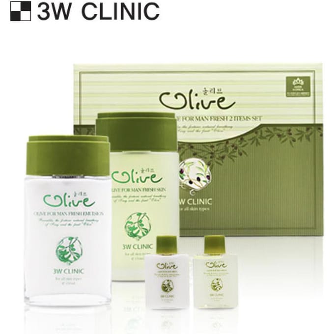 3W CLINIC Olijf voor mannen SET 2 beige