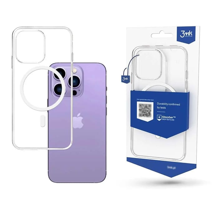 3mk - iPhone 14 Pro Max - Mag Safe - Telefoonhoesje - Transparant