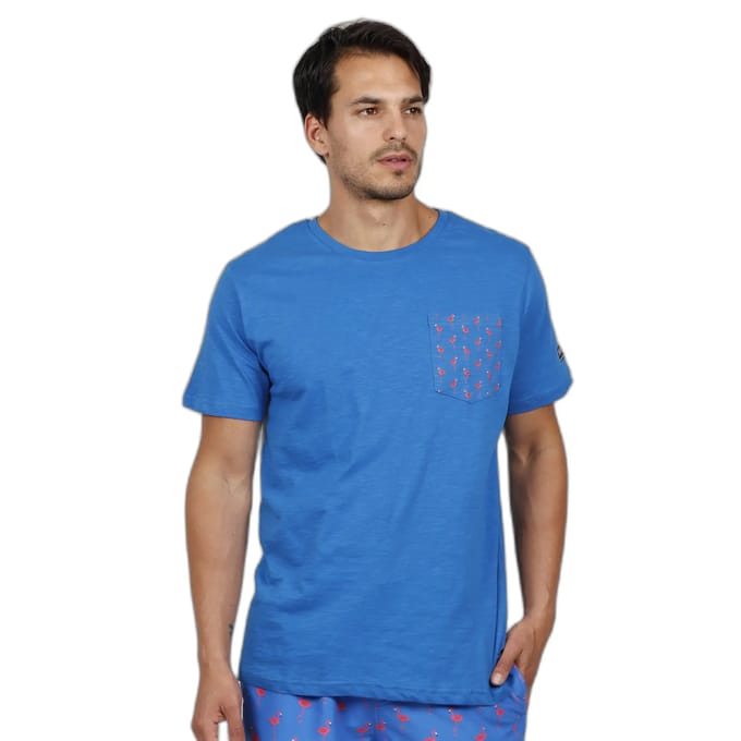 strand T-shirt Admas Diver Flamingo