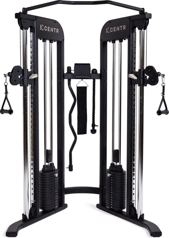 Centr 2 Home Gym Functional Trainer - Cable Crossover - DAP - Krachtstation - Zwart