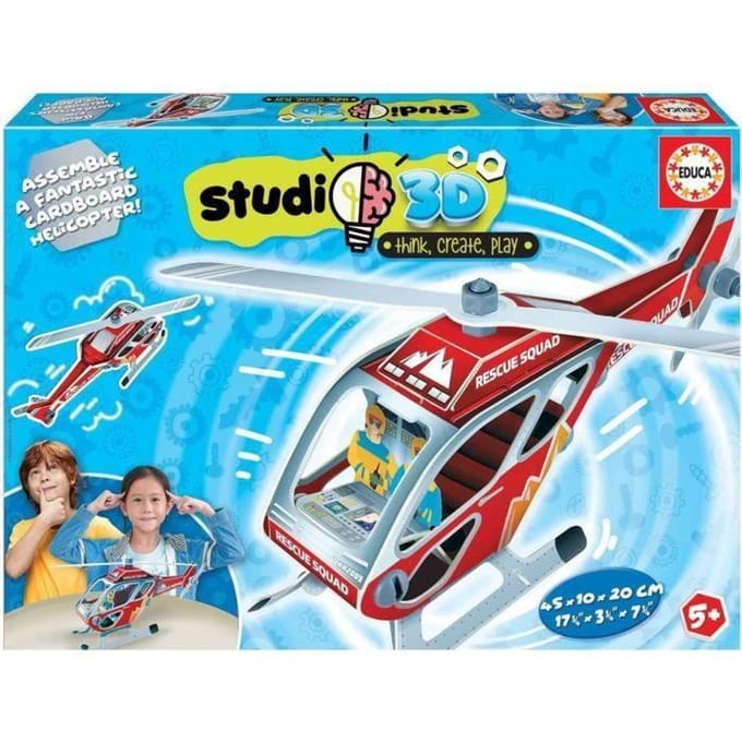 3d helikopter spellen Educa Construcción Studio