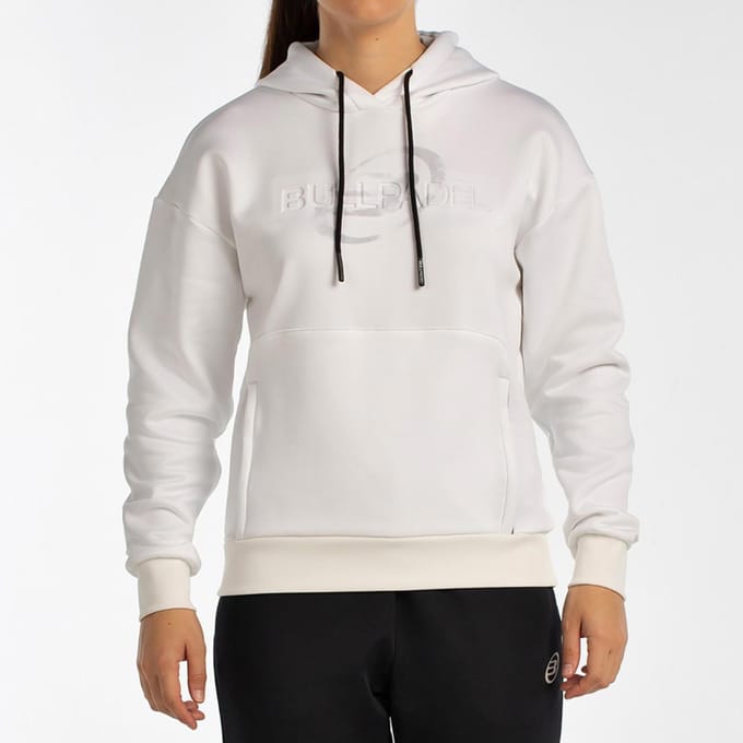 Bullpadel Befas Sweater Met Capuchon Dames-Wit