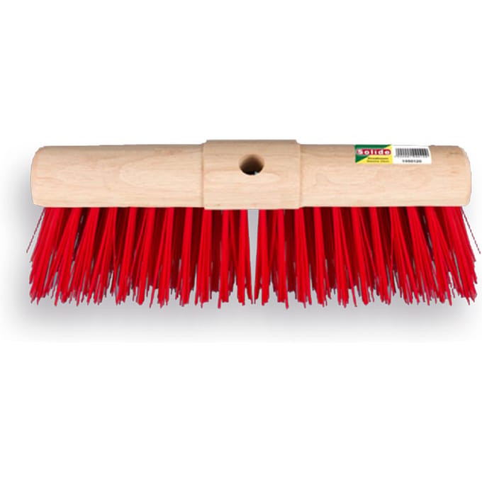 Wegenbouwbezem 45 cm | ronde kap |  PPN  rood