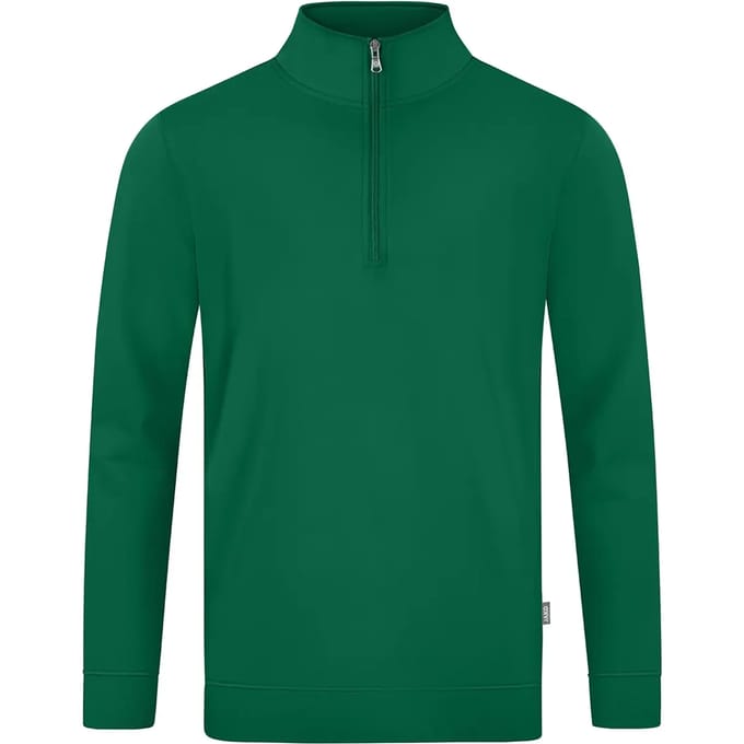 Jako Doubletex Ziptop Heren - Groen | Maat: M