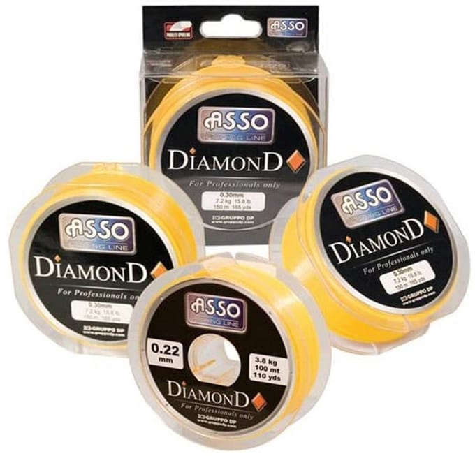 Asso Diamond 300 M Monofilament Geel 0.400 mm