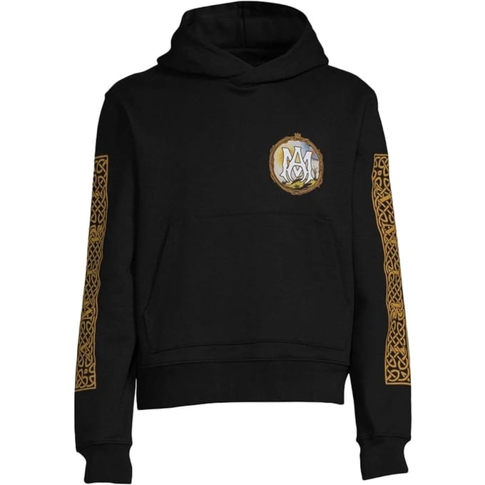 Amiri Lanscape Frame Design zwarte hoodie