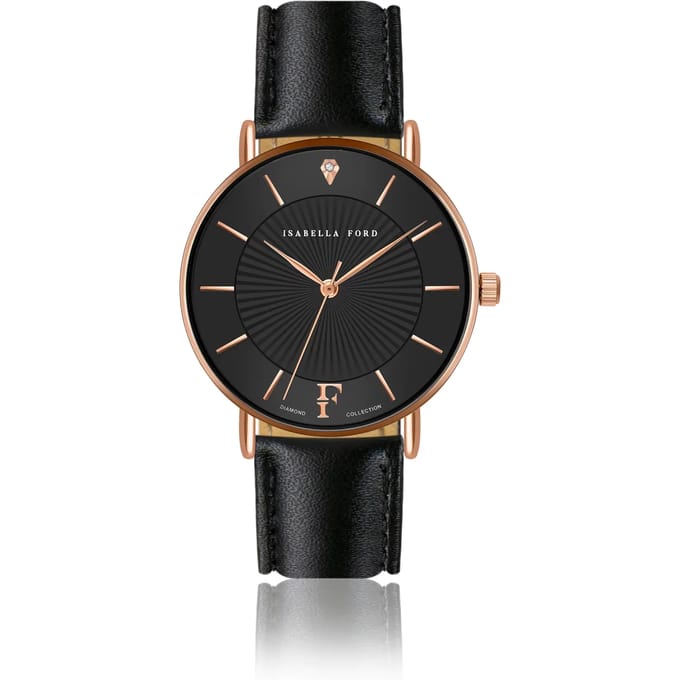 Lederen horloge voor vrouwen Isabella Ford Naomi