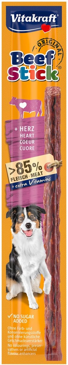 Vitakraft Beef Stick Original Hart - 16 + 5 gratis